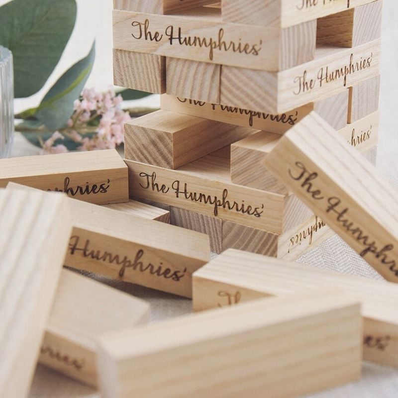 Large Wooden Towers Set